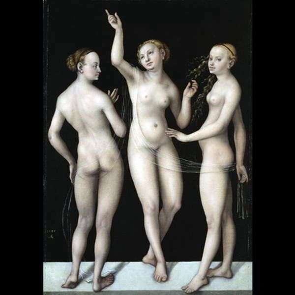 Three Graces by Lucas Cranach
