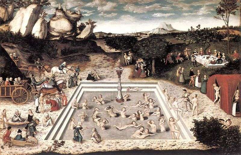 Fountain of Youth by Lucas Cranach