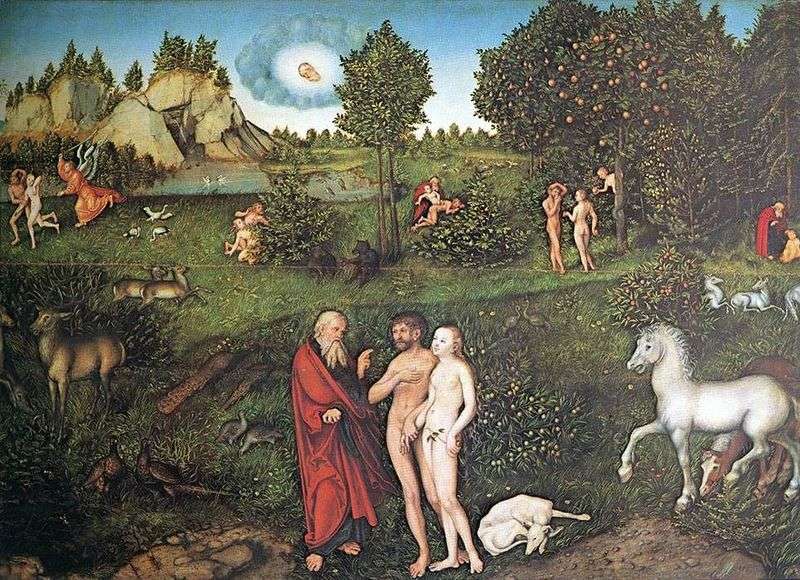 Eden by Lucas Cranach