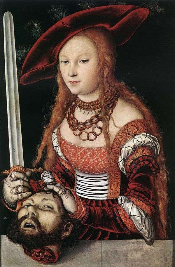 Judith with the head of Holofernes by Lucas Cranach