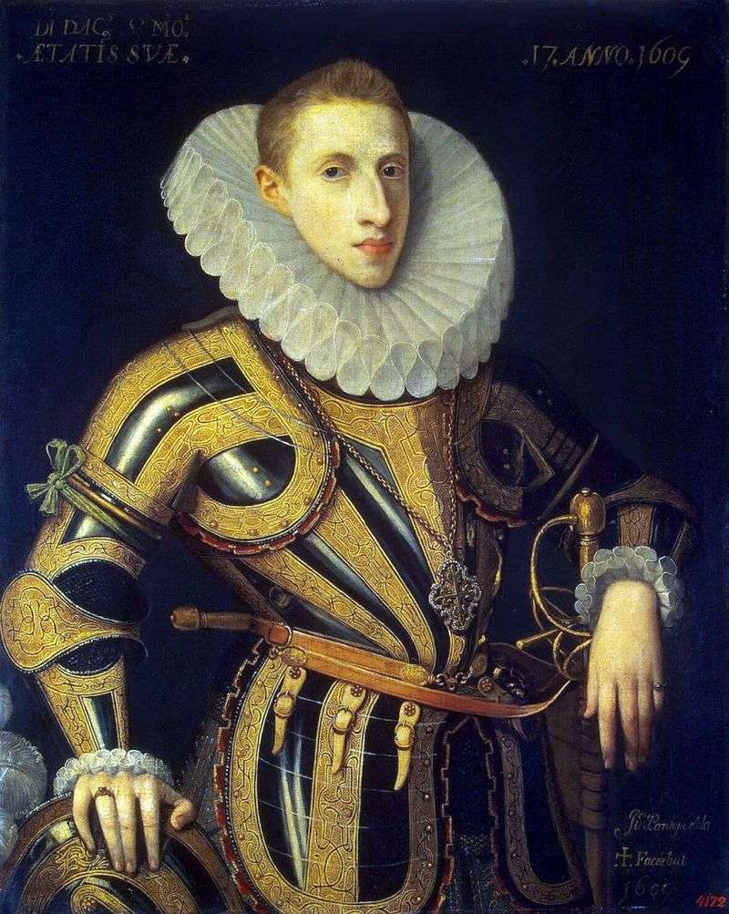 Portrait of Diego de Villamayor by Juan Pantoja de la Cruz