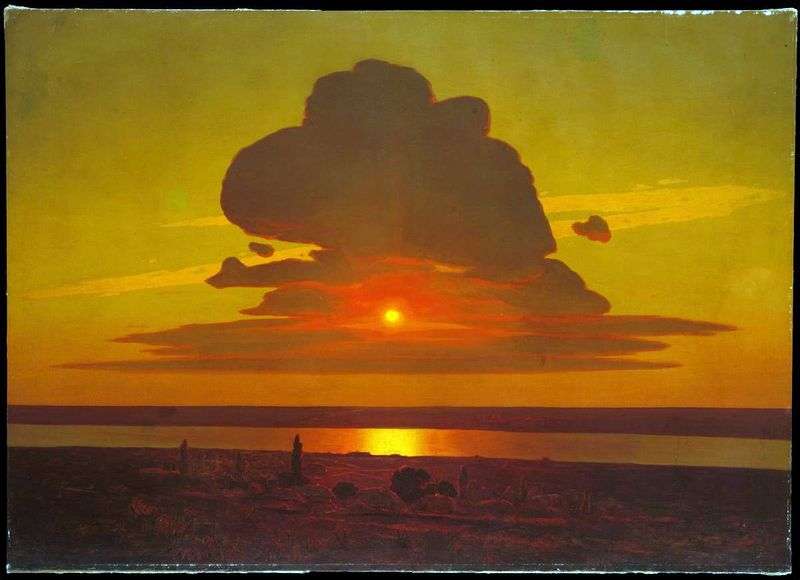 Red Sunset by Arkhip Kuindzhi