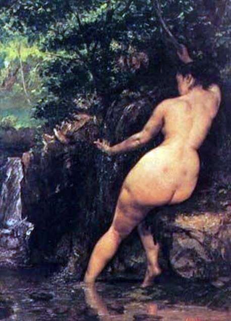 Nu by Gustave Courbet