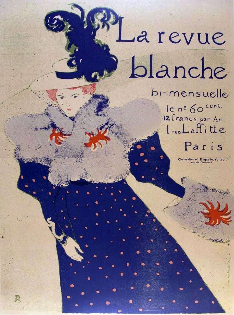 Revue Blanche by Henri de Toulouse Lautrec