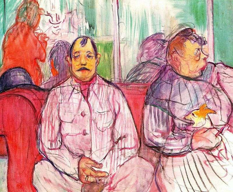 The brothel owners by Henri de Toulouse Lautrec