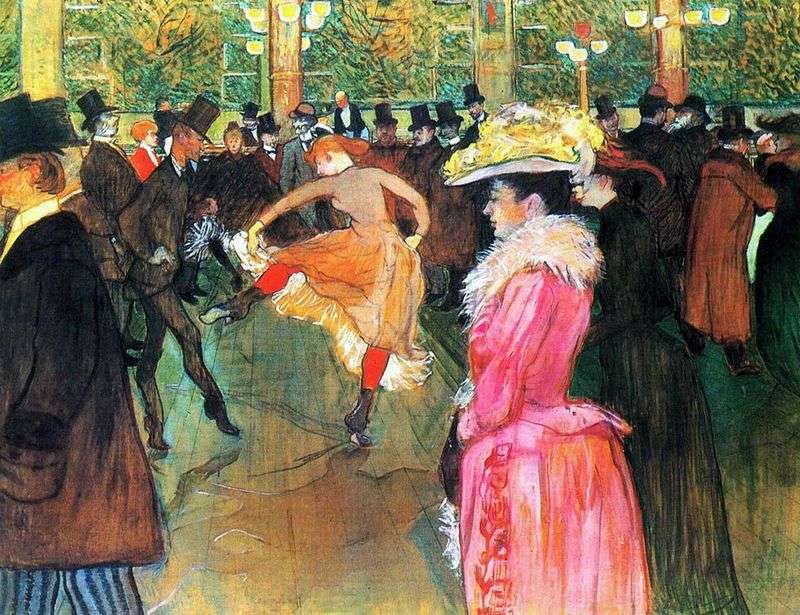Dance in the Moulin Rouge by Henri de Toulouse Lautrec