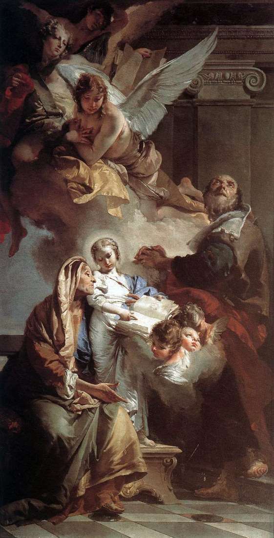 The altar images by Giovanni Battista Tiepolo