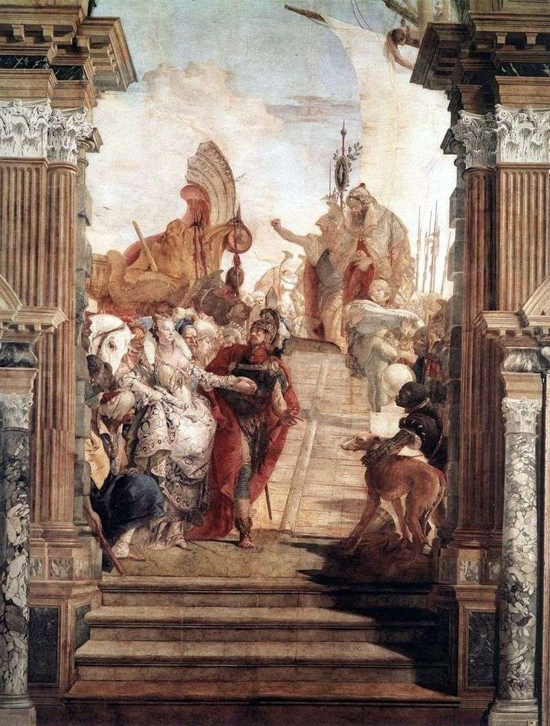 Meeting Antony and Cleopatra by Giovanni Battista Tiepolo