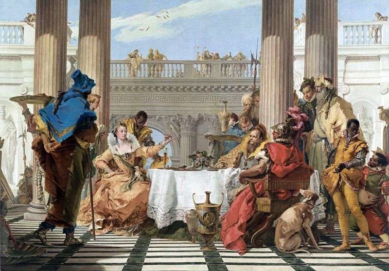 The Feast of Cleopatra by Giovanni Battista Tiepolo