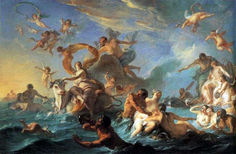 The Abduction of Europe by Giovanni Battista Tiepolo