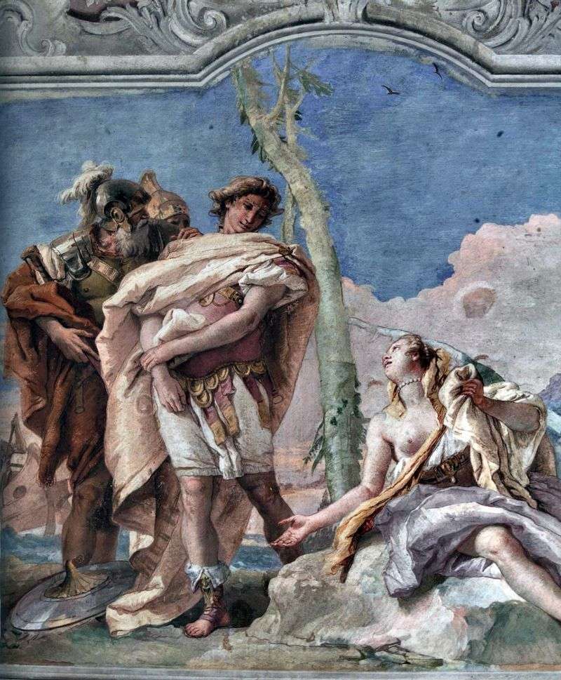Rinaldo leaves Armindo by Giovanni Battista Tiepolo