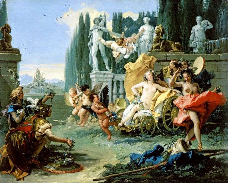 Triumph of Flora by Giovanni Battista Tiepolo