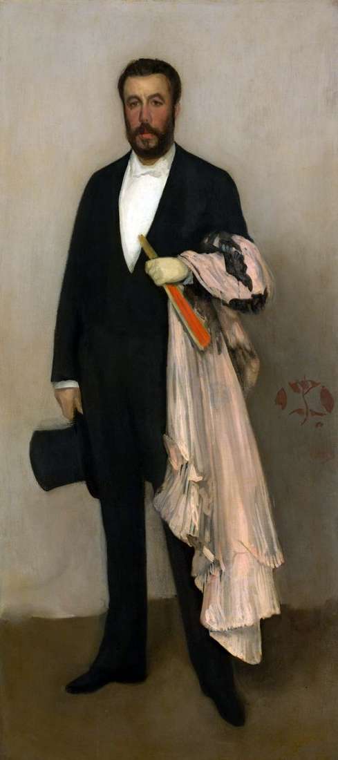 Portrait of Theodore Dure by James Whistler