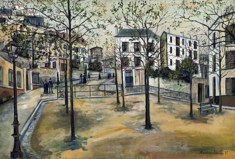 Ravignan Square by Maurice Utrillo