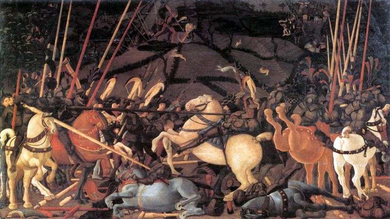 The Battle of San Romano by Paolo Uccello