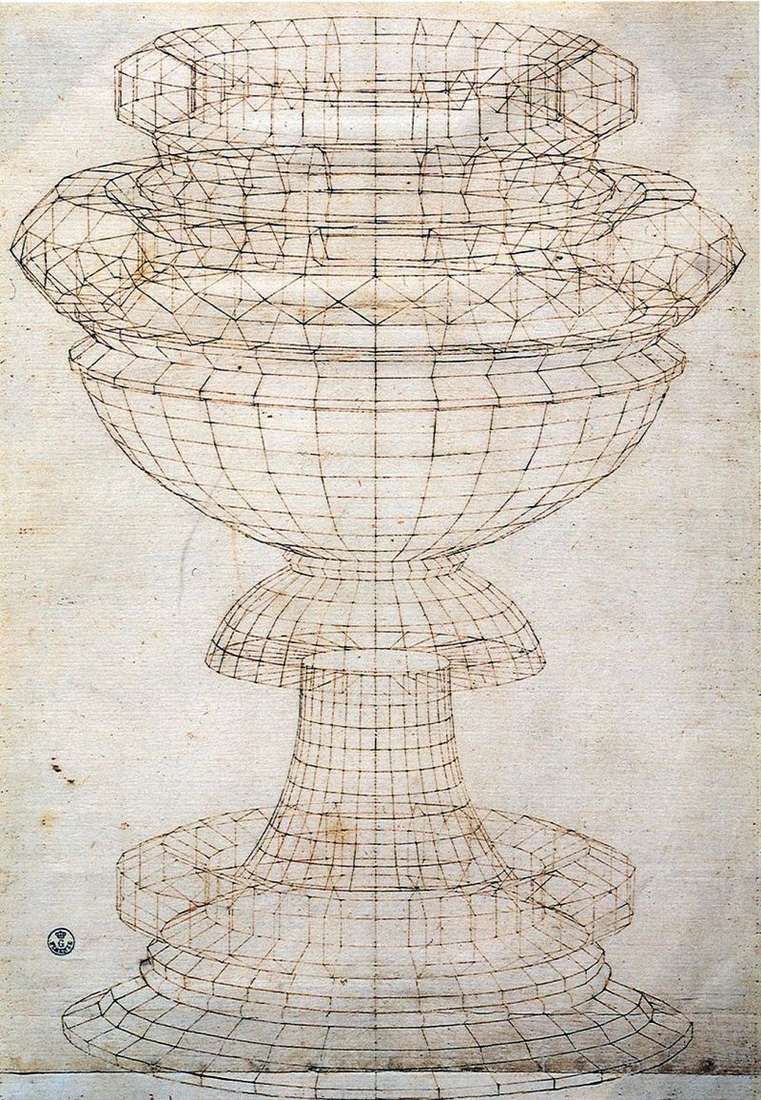 Perspective of the bowl by Paolo Uccello