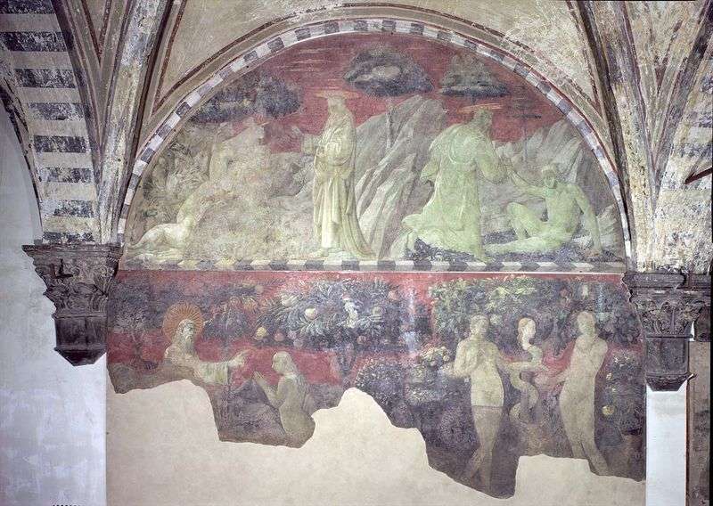 Creation of Adam and terrestrial animals by Paolo Uccello