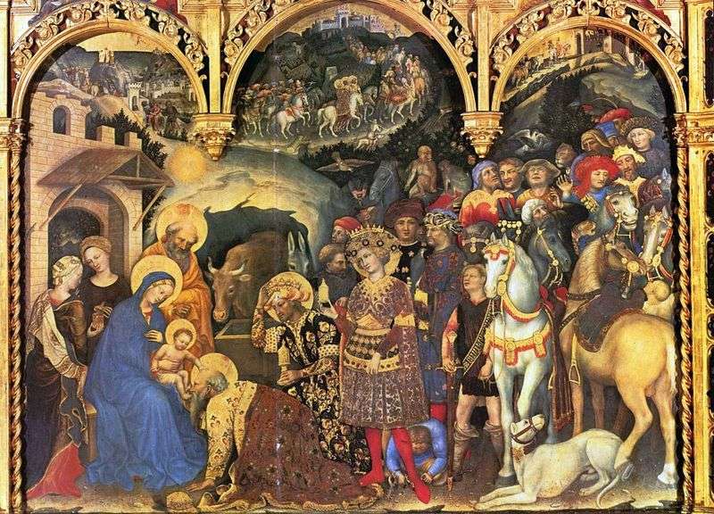 Adoration of the Magi by Gentile da Fabriano