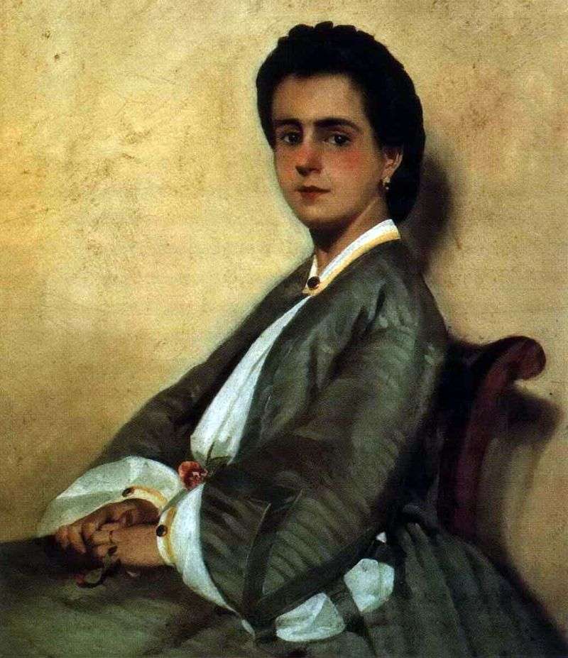 Portrait of Arjias cousin by Giovanni Fattori