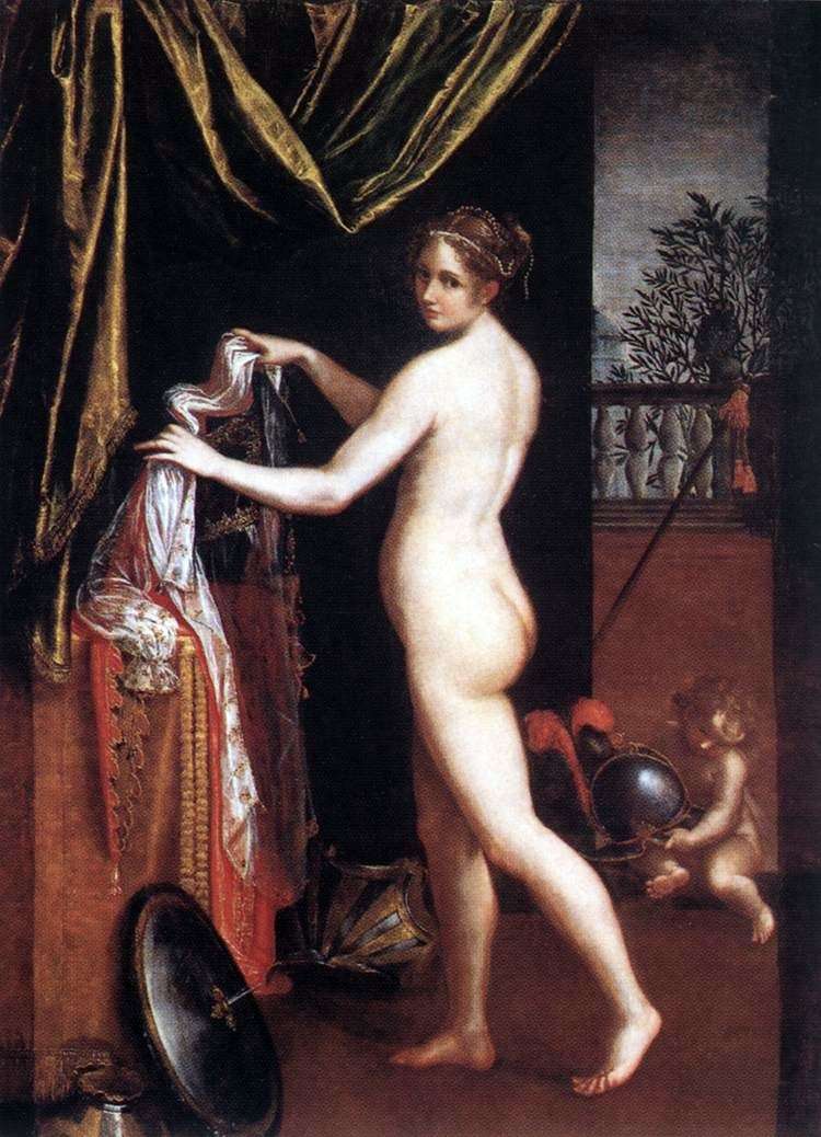 Dressing Minerva by Lavinia Fontana