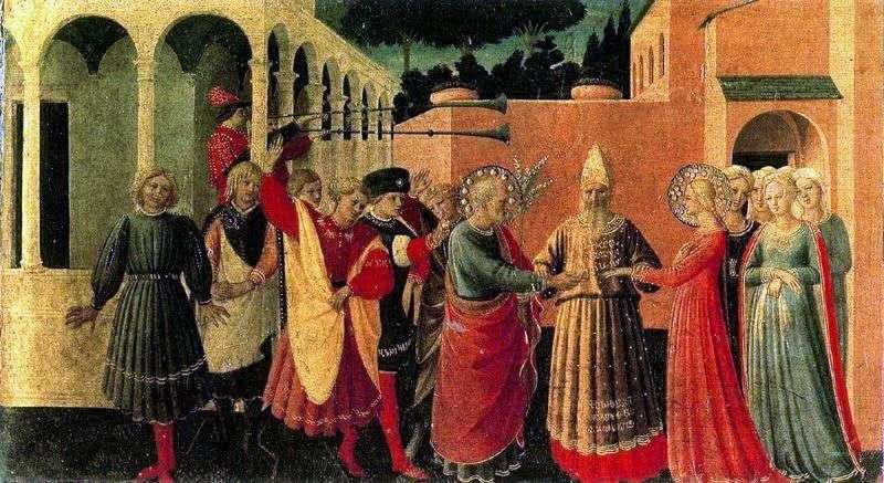 Marriage of the Virgin Mary by Angelico Fra