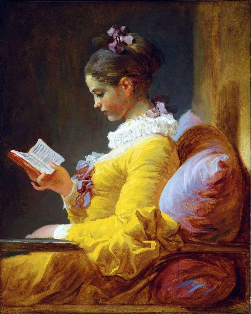 Young reader by Jean Honore Fragonard