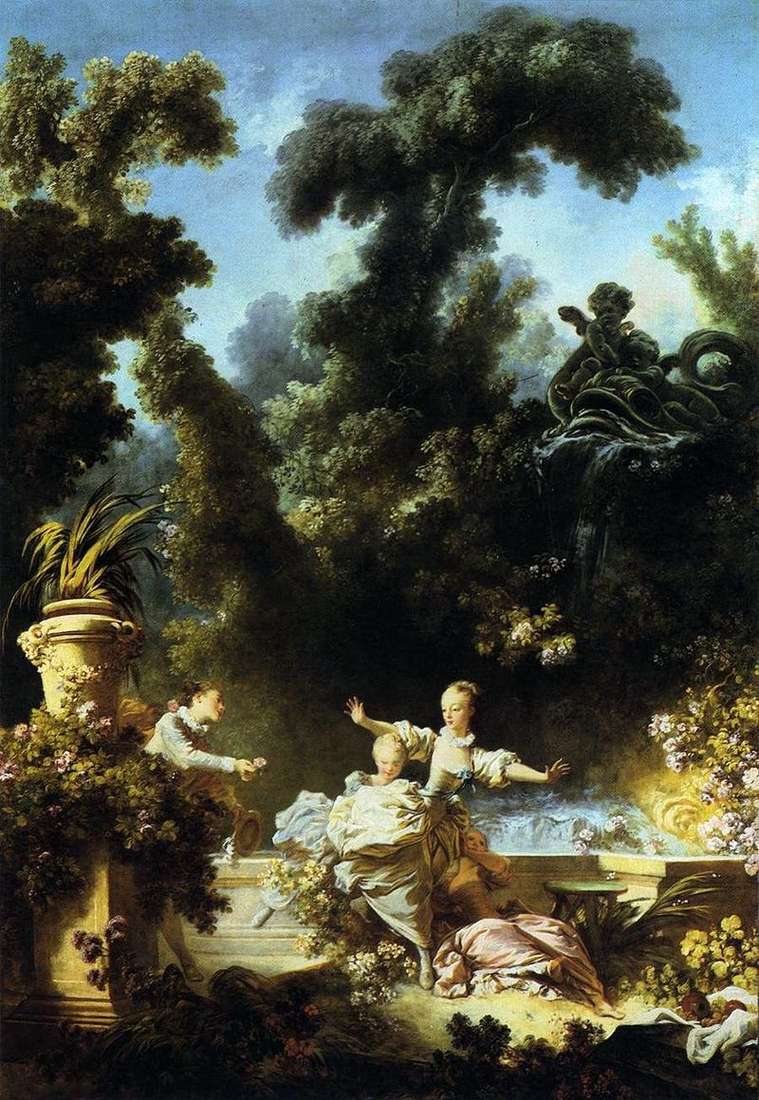 Pursuit by Jean Honoré Fragonard