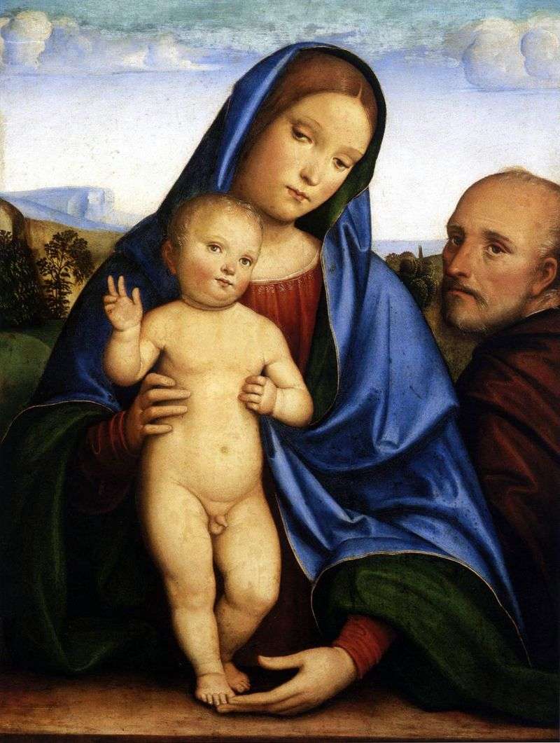 The Holy Family by Francesco Franche