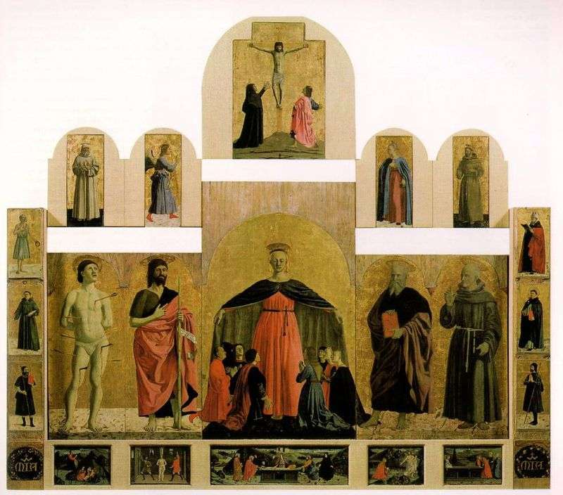 Altar image from the Church of the Brotherhood of Mercy by Piero della Francesca
