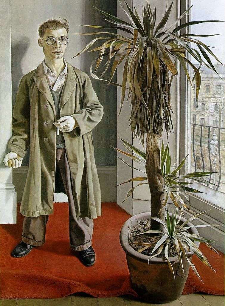 Interior in Paddington by Lucien Freud