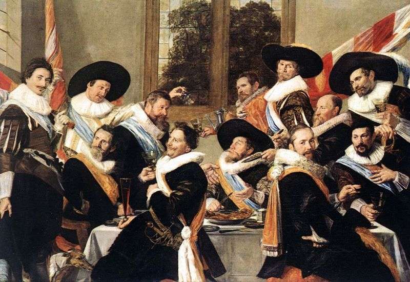Banquet of officers of the company of St. Adriana by France Huls