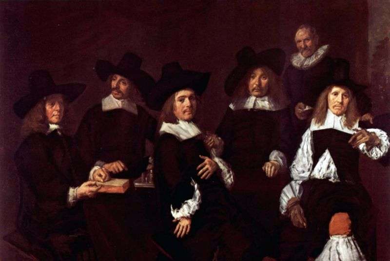 The Regents of the Harlem Almshouse by Frans Hals