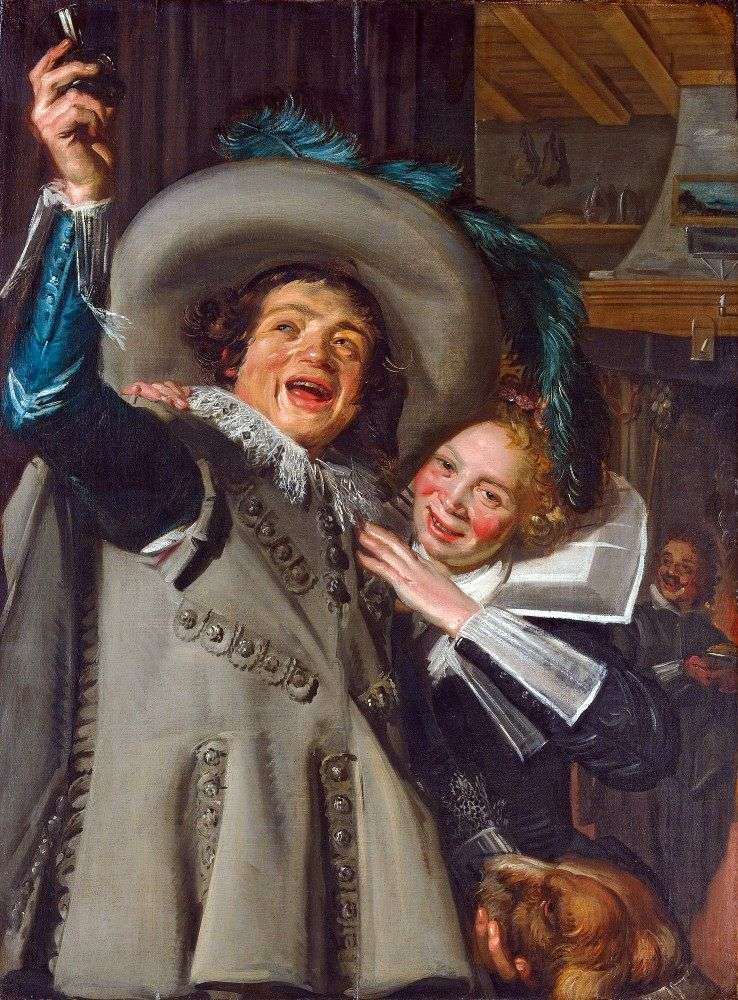 Cavalier Ramp and his lover by Frans Hals