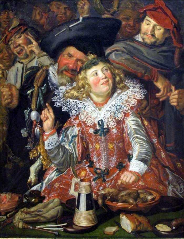 Shrovetide festival by Frans Hals