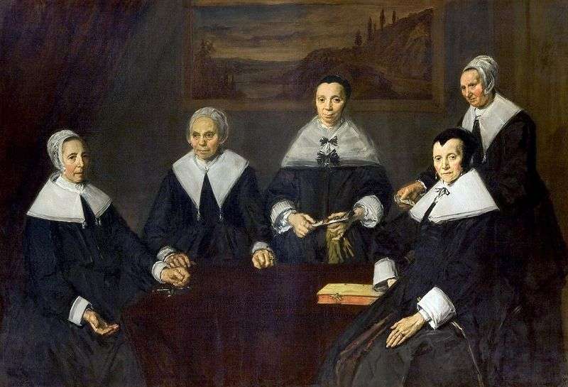 Regents of the Harlem almshouse (Regent of the Shelter for the Elderly) by Frans Hals