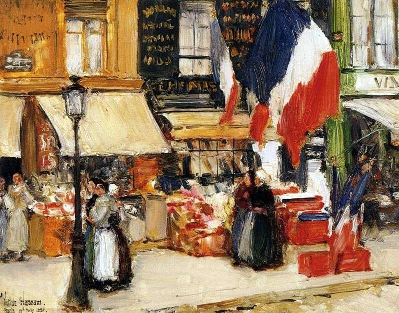 Day of the Bastille, Paris by Child Hassam