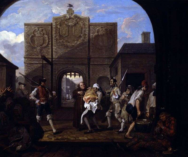 Gates of Calais, or O, roast beef of old England by William Hogarth