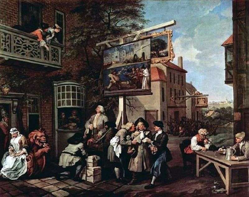 Bribery of votes. From the series Elections to Parliament by William Hogarth