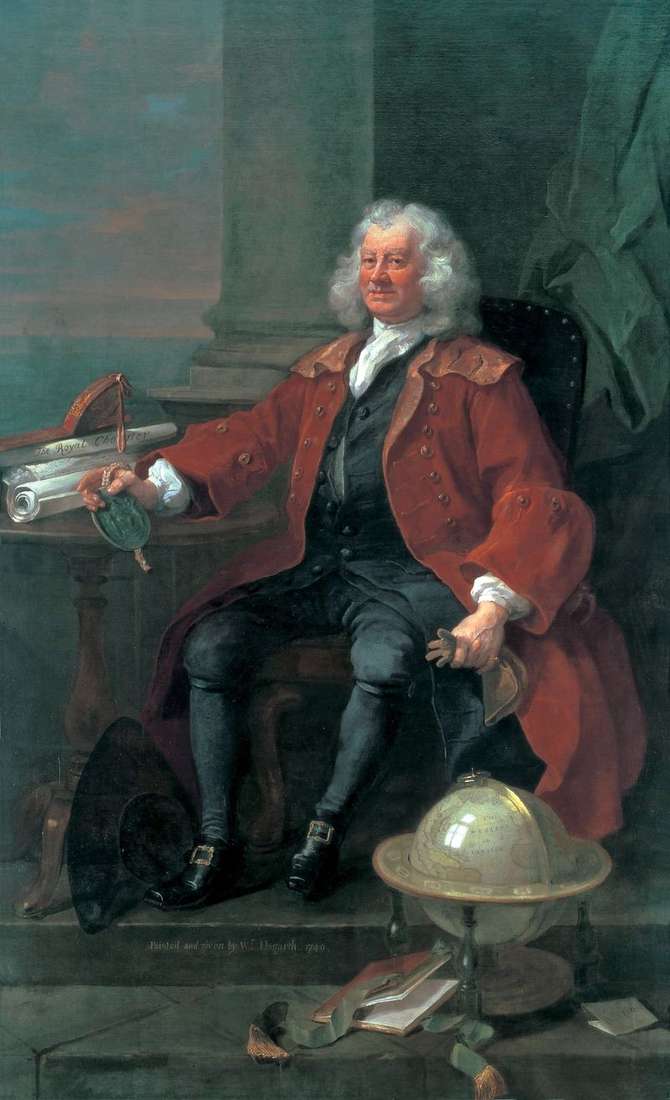 Portrait of Captain T. Koreem by William Hogarth