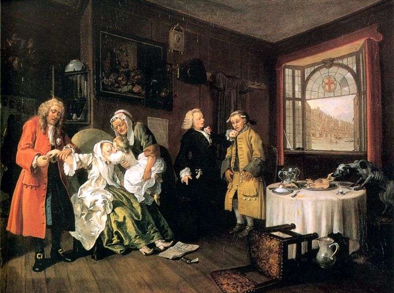 The Countesss Death by William Hogarth