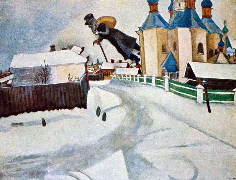 Above the Vitebsk by Marc Chagall