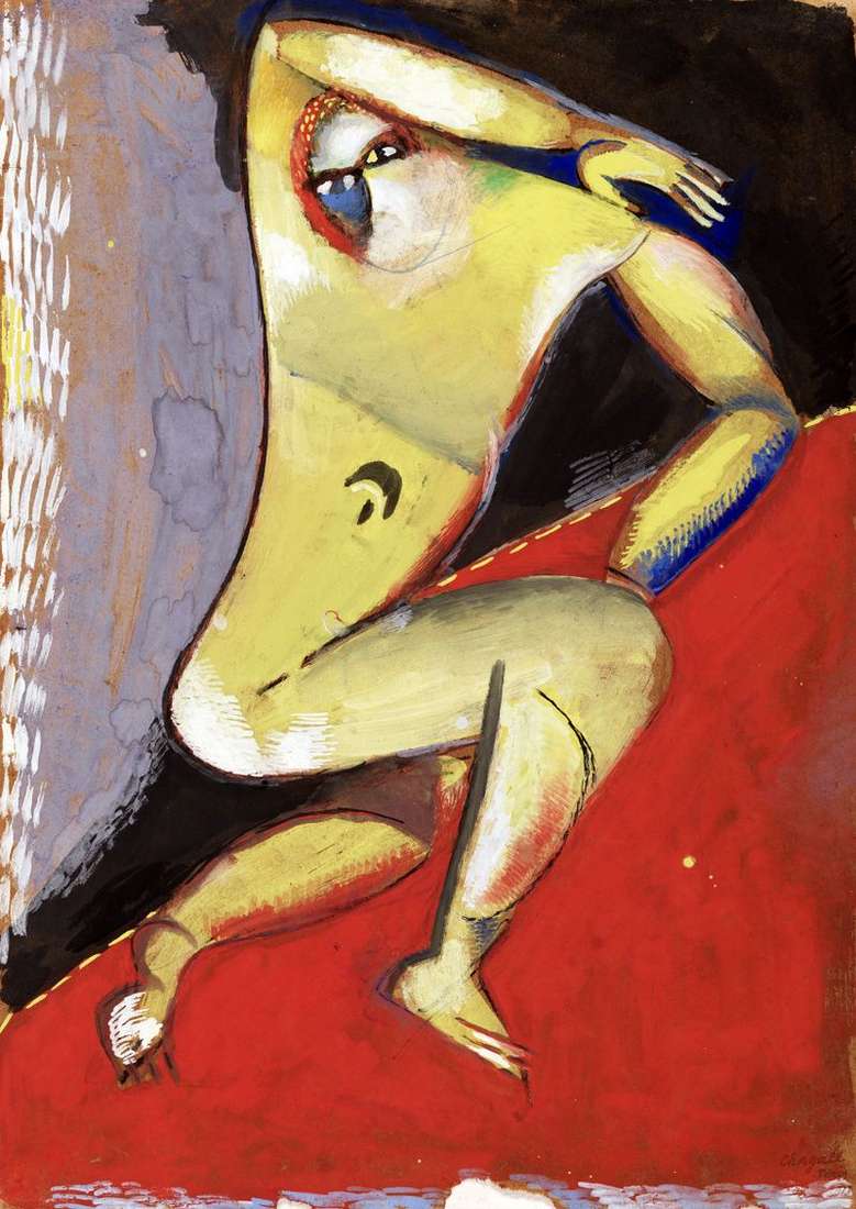 Naked by Marc Chagall