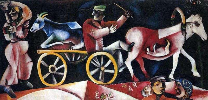 The seller of cattle by Marc Chagall