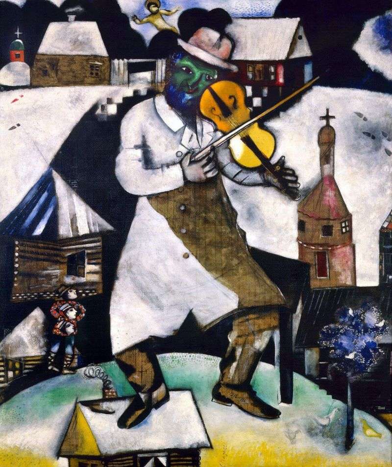 Violinist by Marc Chagall