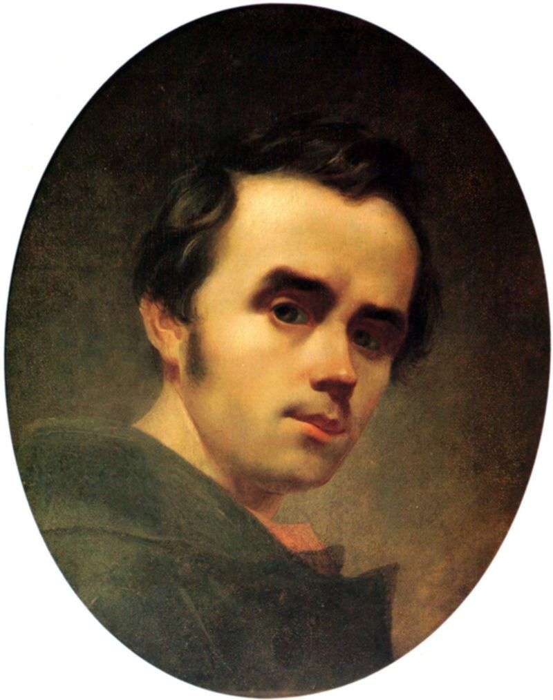 Self portrait by Taras Shevchenko