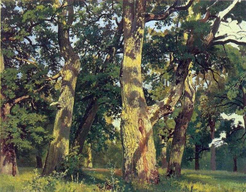 Oaks by Ivan Shishkin