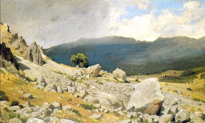 From the vicinity of Gurzuf by Ivan Shishkin