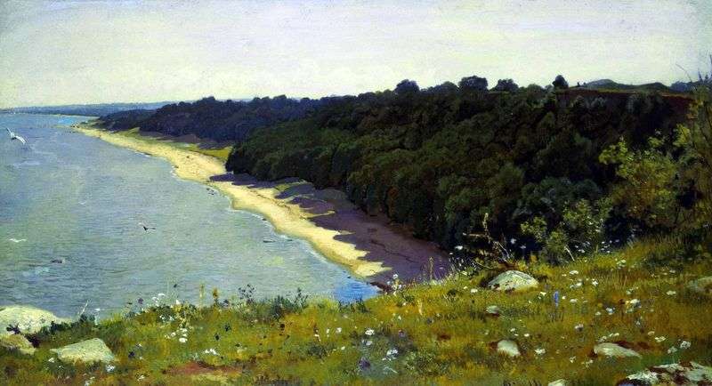 On the beach by Ivan Shishkin