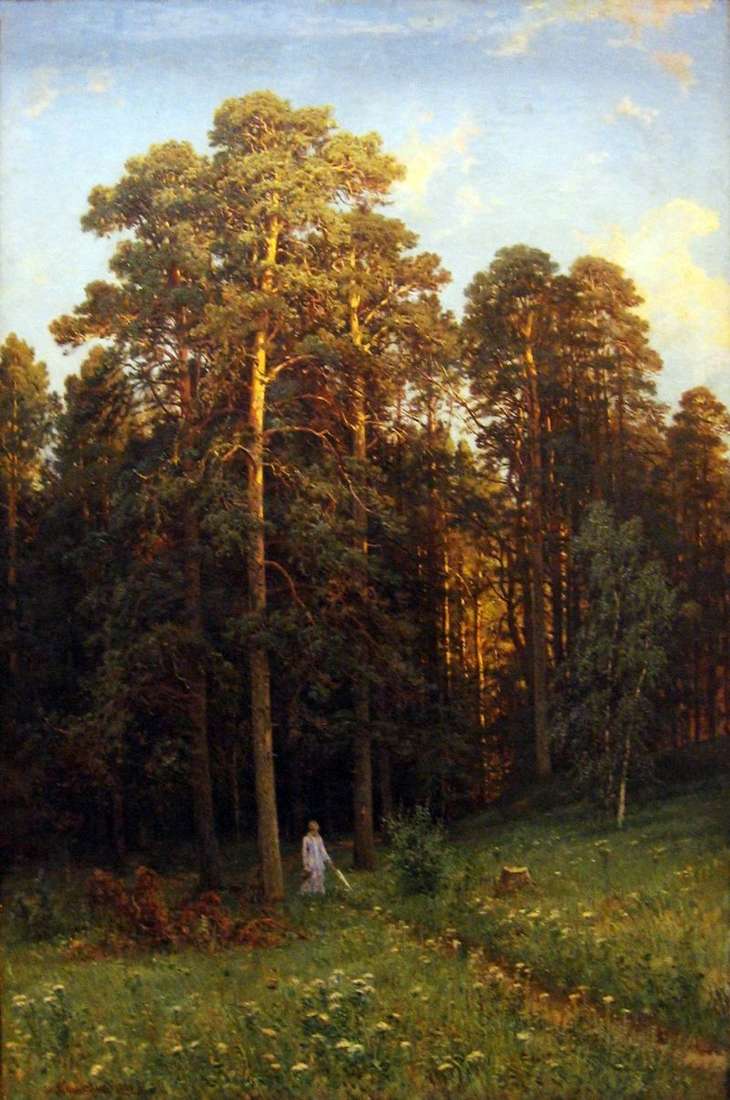 On the edge of a pine forest by Shishkin