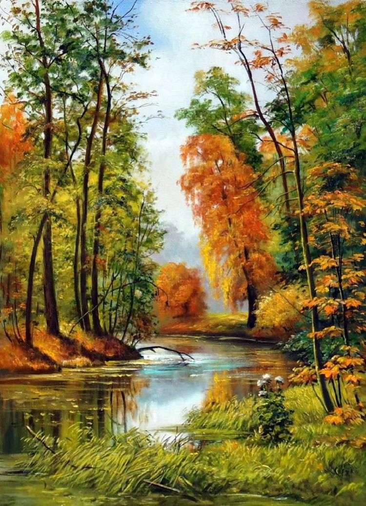 Autumn Landscape by Ivan Shishkin